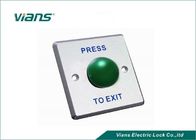 Ηλεκτρικό κουμπί ώθησης πορτών εξόδων αργιλίου κλειδαριών Vians για το σύστημα ελέγχου προσπέλασης