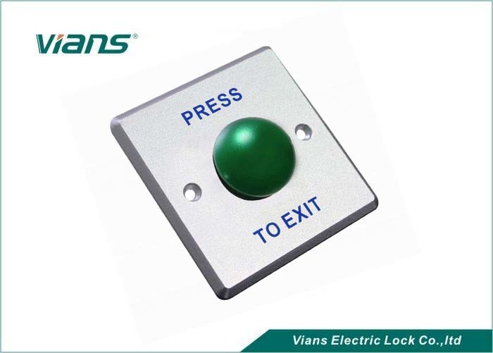 Ηλεκτρικό κουμπί ώθησης πορτών εξόδων αργιλίου κλειδαριών Vians για το σύστημα ελέγχου προσπέλασης