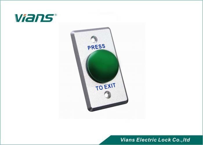 Το ορθογώνιο διαμόρφωσε τον πράσινο IP50 πορτών διακόπτη ώθησης εξόδων προσαρμοσμένο κουμπί