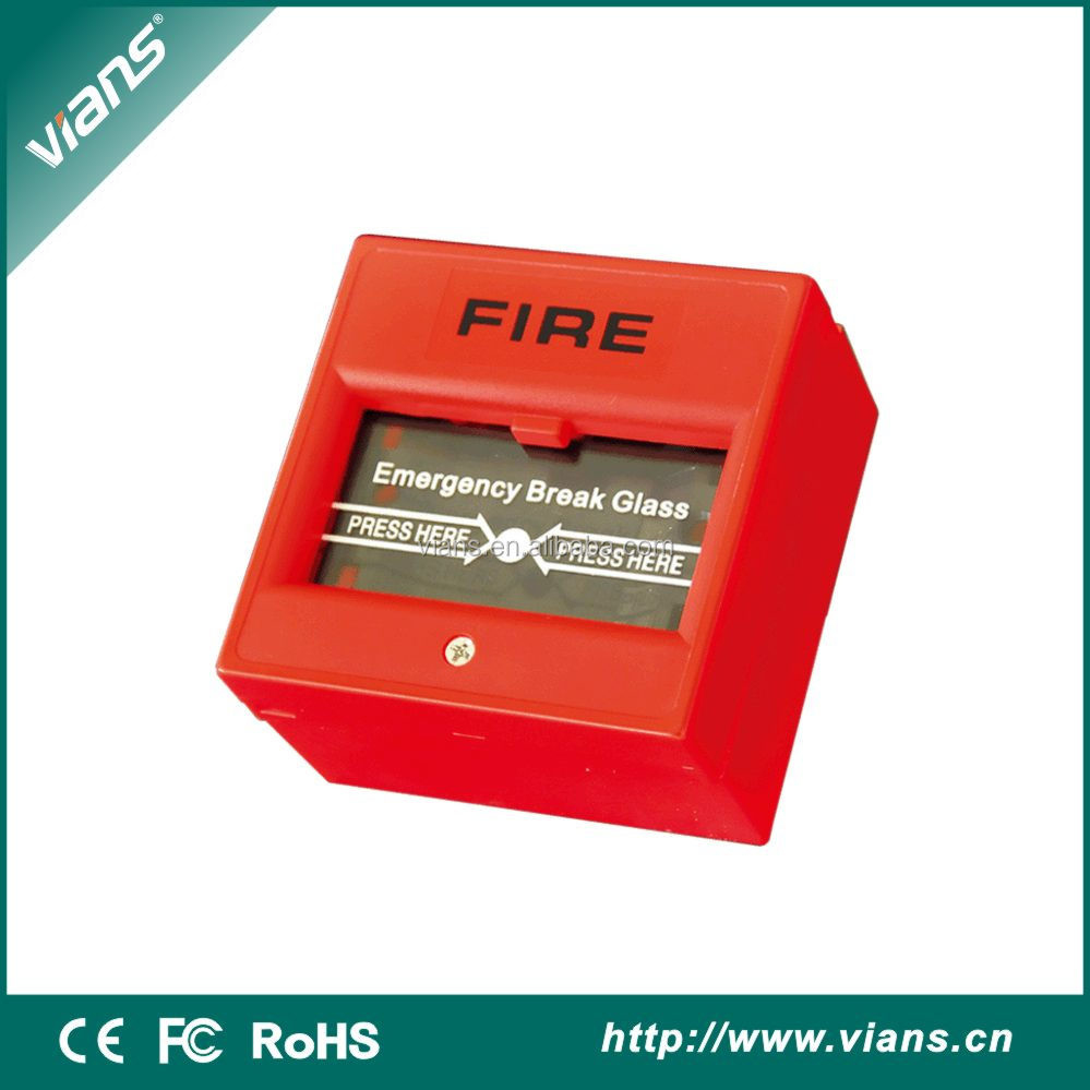 VI-920 γυαλί σπασιμάτων έκτακτης ανάγκης σημείου κλήσης συναγερμών πυρκαγιάς κουμπιών εξόδων πορτών