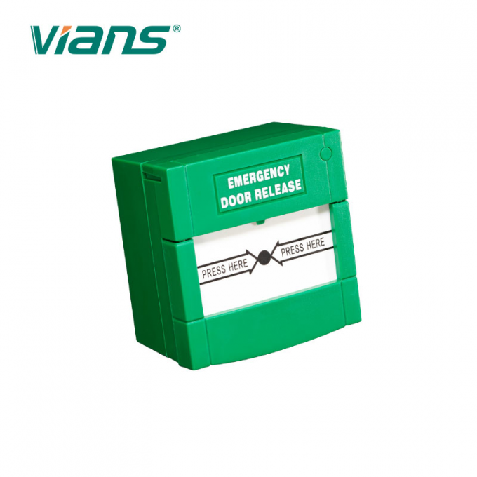 Επείγων διακόπτης κουμπιών απελευθέρωσης πορτών έκτακτης ανάγκης γυαλιού επανατοποθετήσιμος με την κάλυψη 0