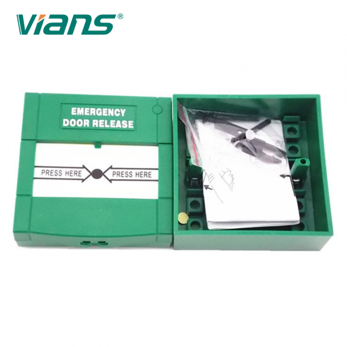 Επείγων διακόπτης κουμπιών απελευθέρωσης πορτών έκτακτης ανάγκης γυαλιού επανατοποθετήσιμος με την κάλυψη 2