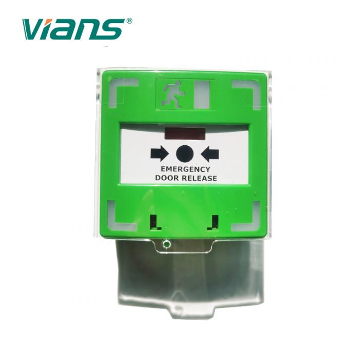 Απελευθέρωση κουμπιών εξόδων πορτών έκτακτης ανάγκης IP55 συναγερμών πυρκαγιάς PC ABS επείγουσα 0