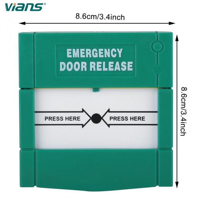 Διακόπτης πρόσβασης ελέγχου διακοπτών κουμπιών απελευθέρωσης πορτών της FCC ROHS έκτακτης ανάγκης 1